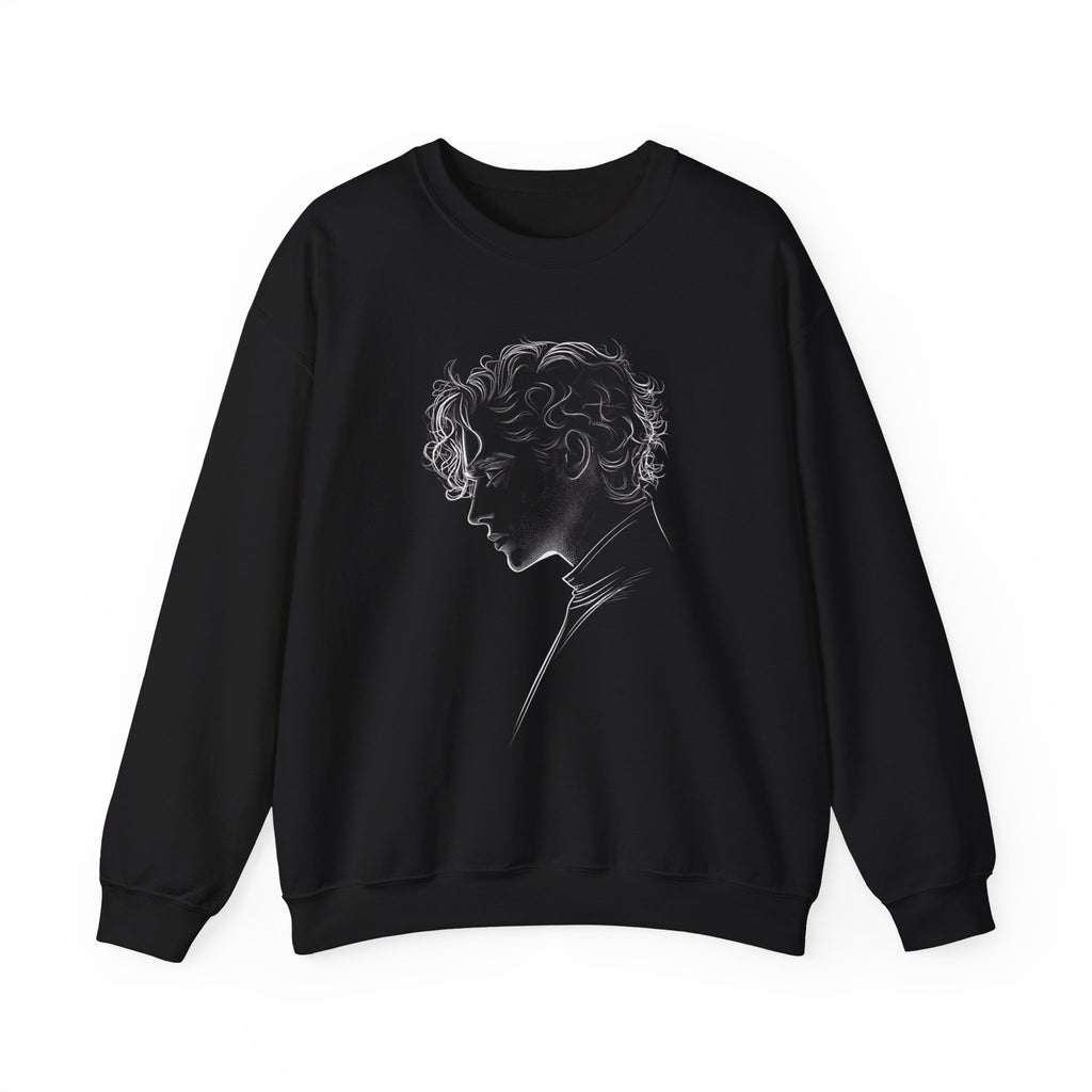 Etched Profile Unisex Sweatshirt | Midnight Collection