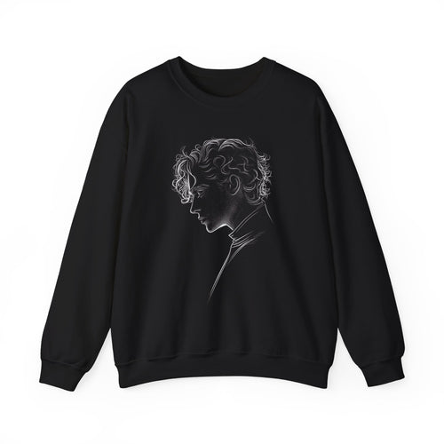 Etched Profile Unisex Sweatshirt | Midnight Collection
