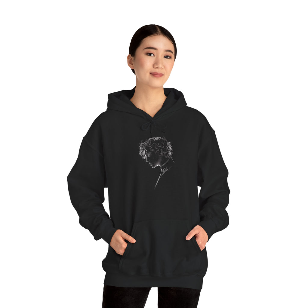 Etched Profile Unisex Hoodie | Midnight Collection