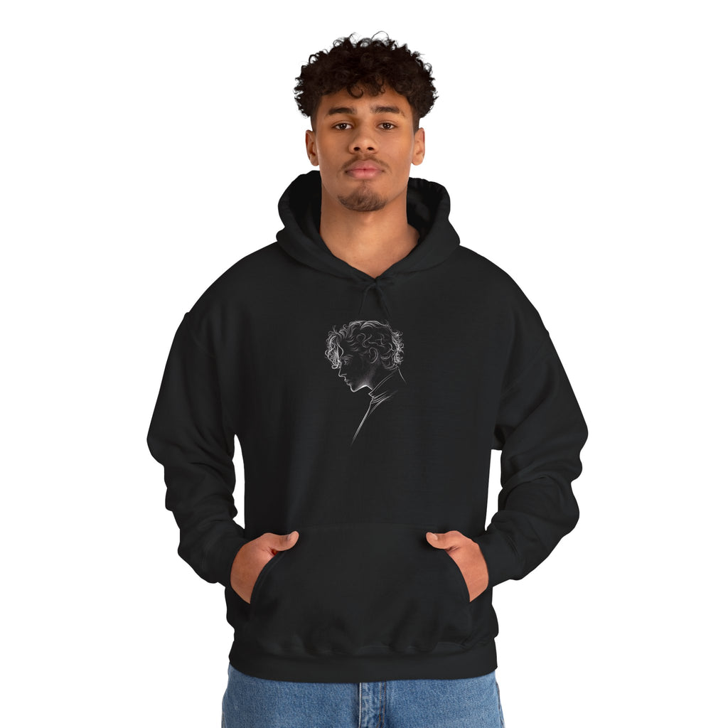 Etched Profile Unisex Hoodie | Midnight Collection