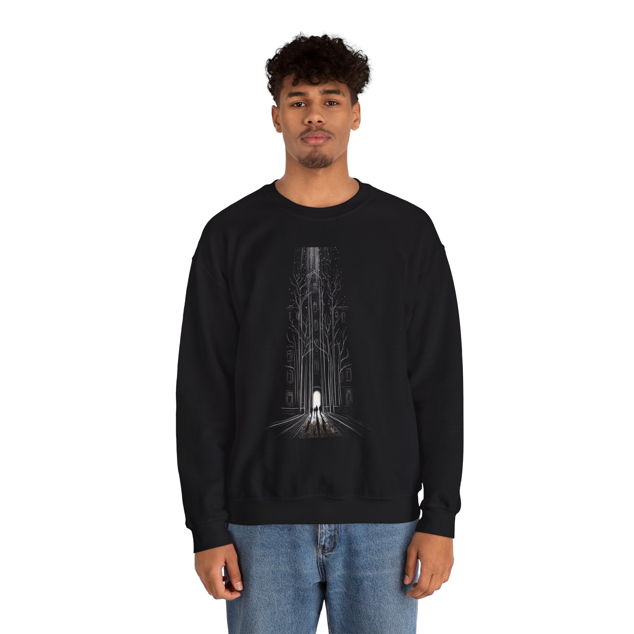 Nocturne Path Unisex Sweatshirt | Midnight Collection