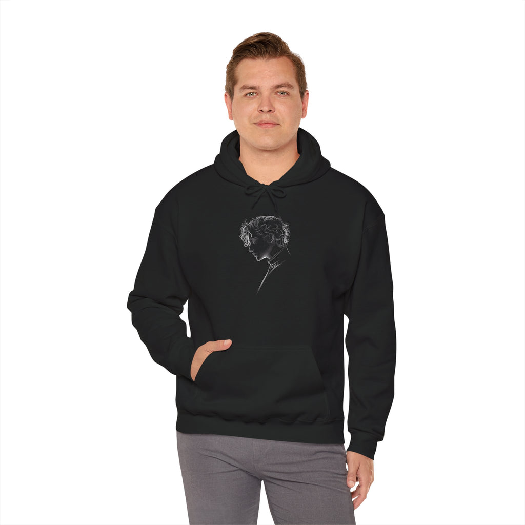 Etched Profile Unisex Hoodie | Midnight Collection