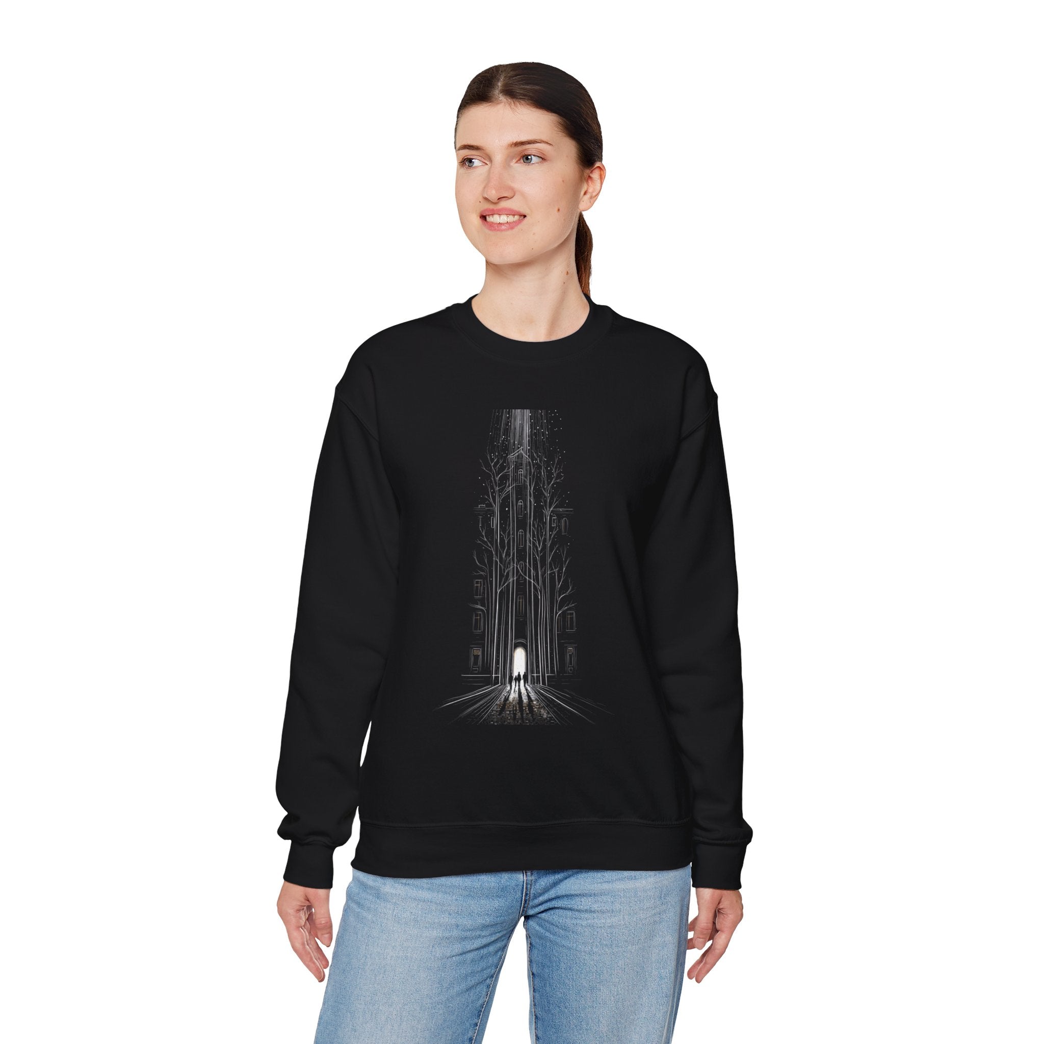 Nocturne Path Unisex Sweatshirt | Midnight Collection