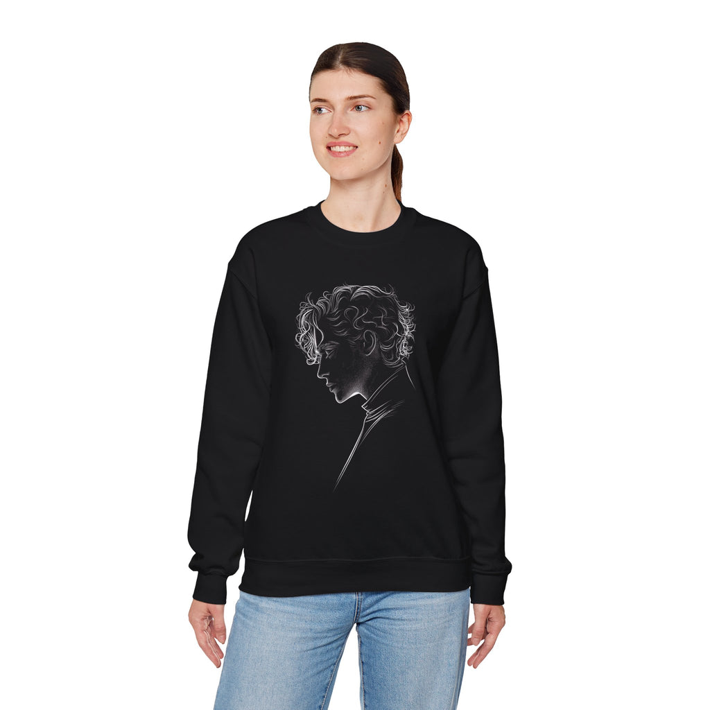 Etched Profile Unisex Sweatshirt | Midnight Collection