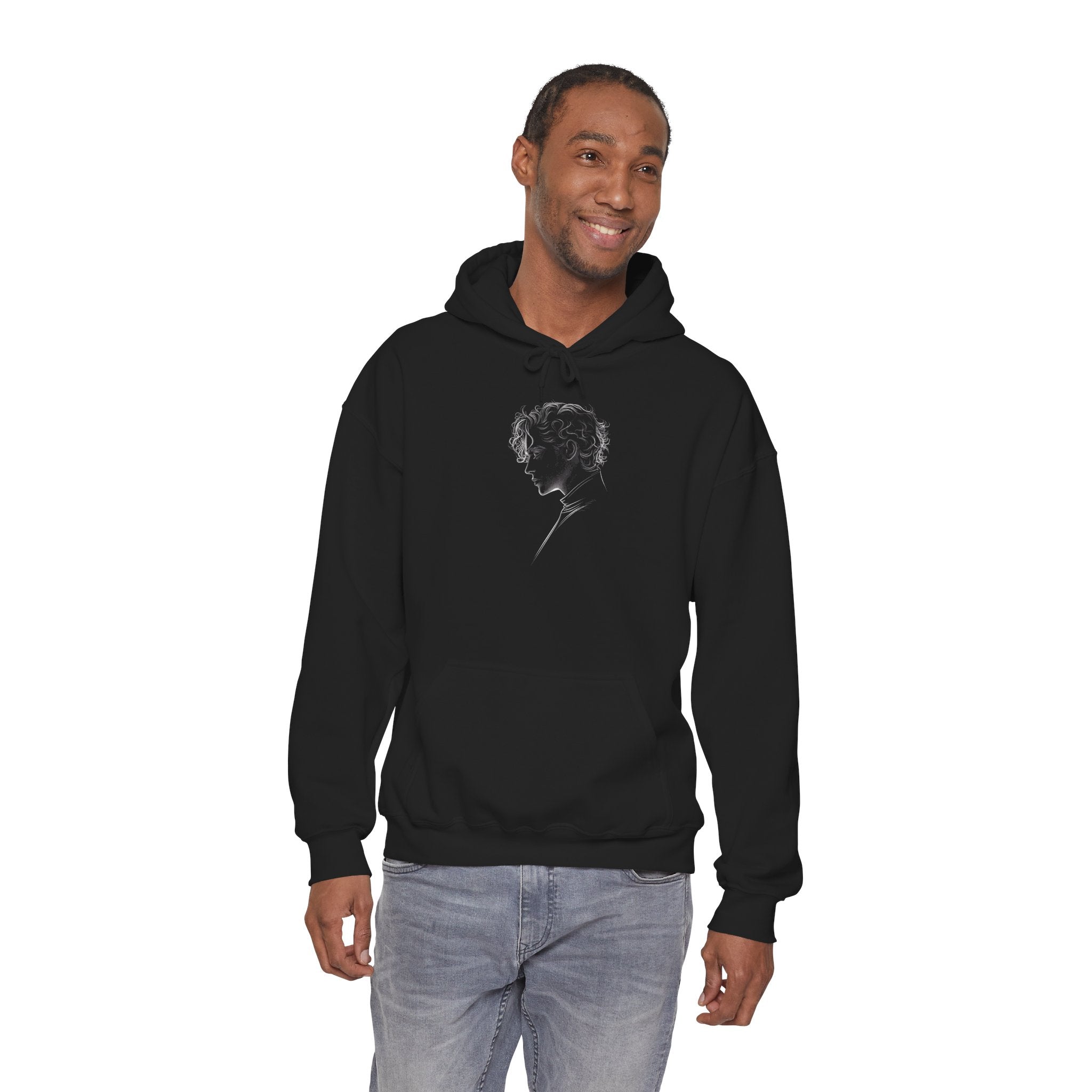 Etched Profile Unisex Hoodie | Midnight Collection